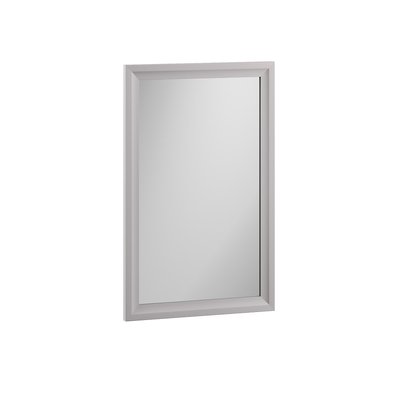 Miroire de salle de bain rectangulaire en MDF gris, CHARM SENSEA