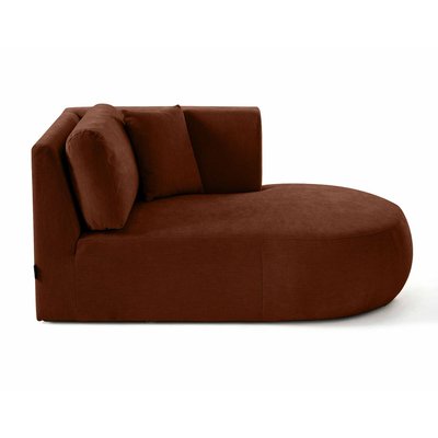 Module d'assise méridienne droit en Tissu texturé - SANTORINI LISA DESIGN