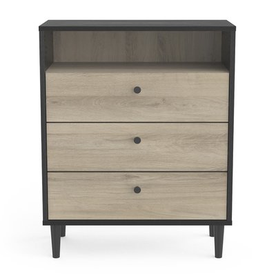 Commode 3 Tiroirs et 1 Niche L61cm Arty - Fabrication française CALICOSY