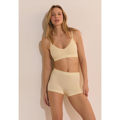 Short boyleg sans coutures en coton biologique AMANDE ETAM