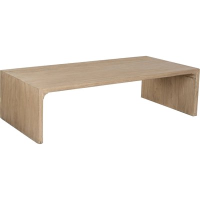 Table basse minimaliste en bois massif olmo style épuré RECOLLECTION