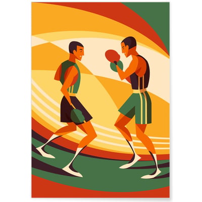 Affiche Boxe L'AFFICHERIE