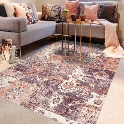 Tapis salon et chambre tissé en coton DANDING UN AMOUR DE TAPIS