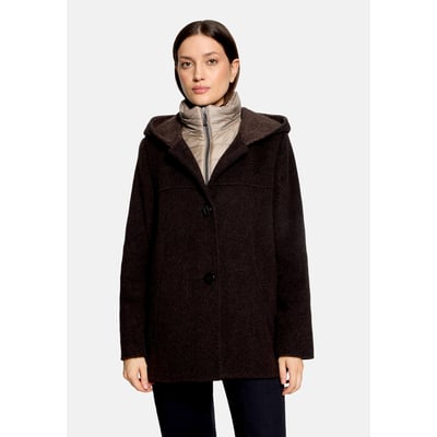 Veste en laine à capuche GIL BRET