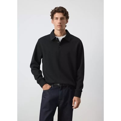 Sweat col polo regular-fit MANGO MAN
