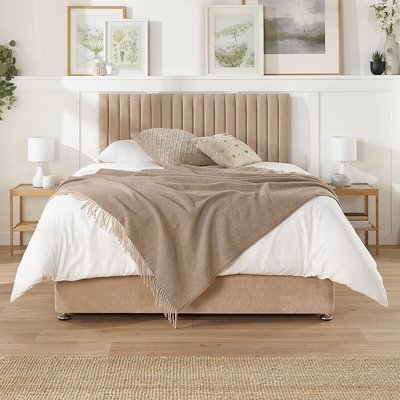 Grant Linen Divan Bed with 4 Drawers ASPIRE
