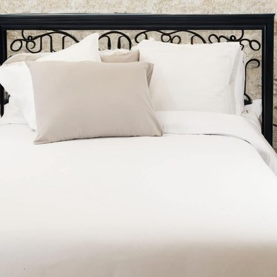 Drap plat coton 57 fils en molleton flanelle TOUDOUX LINANDELLE