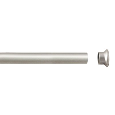 Tube tringle argent mat 1,5 m x  28 mm HOME MAISON