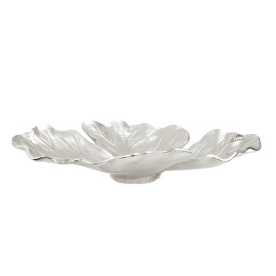 36cm Leaf Design Decorative Dish Aluminium SO'HOME