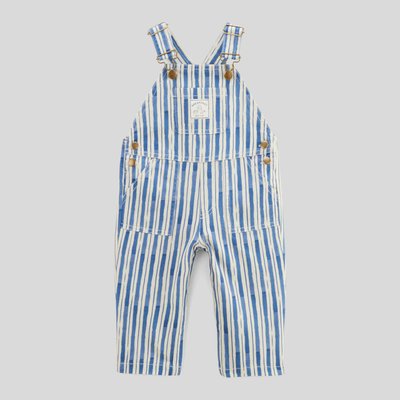 Salopette longue rayée en coton BIO GOTS BOUT'CHOU