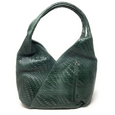 Sac à main en cuir embossé tressage MANDALAY OH MY BAG