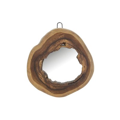 Miroir rond en teck naturel AUBRY GASPARD