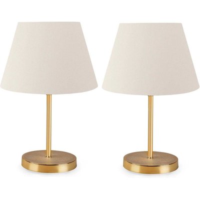Lampe à poser en métal et PVC Naya (Lot de 2) HANAH HOME