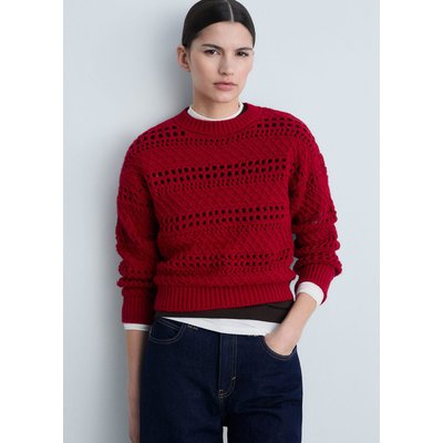 Pull en maille ajourée MANGO