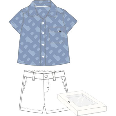 Ensemble short et chemise BOSS KIDSWEAR