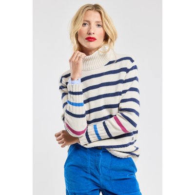 Pull rayé col montant ARMOR-LUX