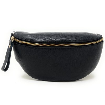 Sac banane en cuir grainé italien LOU-DO OH MY BAG