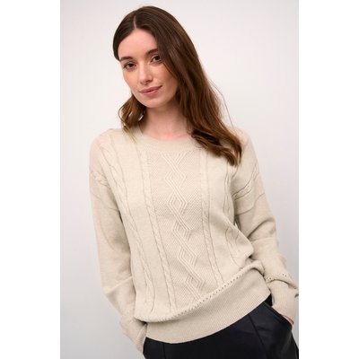 Pullover tricoté CRDela CREAM