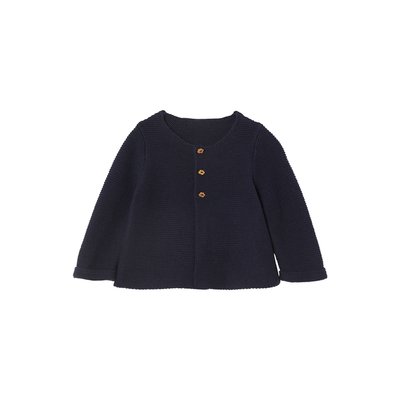 Cardigan en coton fine jauge BASICS VERTBAUDET