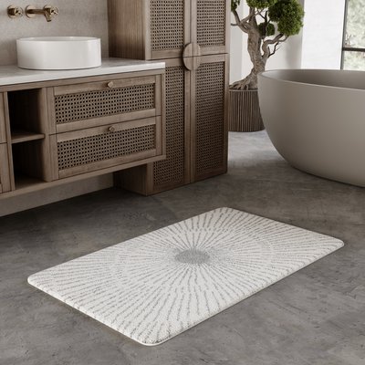 Tapis de bain motif rayons tufté , JASBEER WECON HOME