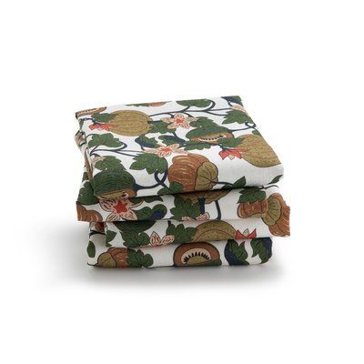 4er-Pack Servietten Melonette, Polybaumwolle LA REDOUTE INTERIEURS