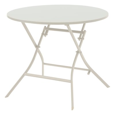 Table de jardin pliante ronde 4 places GREENSBORO HESPERIDE