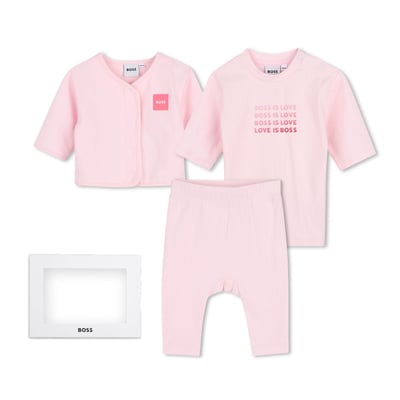 Ensemble pantalon, cardigan et tee-shirt BOSS KIDSWEAR