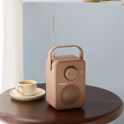 Radio portable AM/FM 5 W avec haut-parleur intégréRADIO SPEAKER STUDIO CREATE