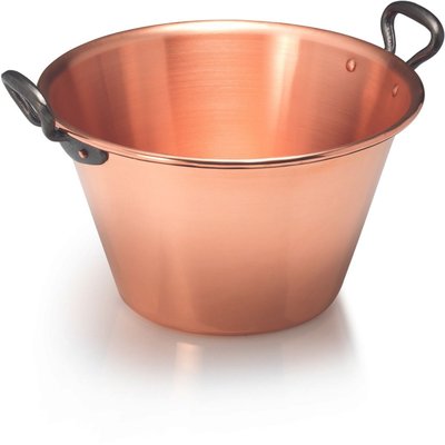 Bassine à confitures gelee cuivre 26.5 cm poignee fonte NATURE & SAVEURS