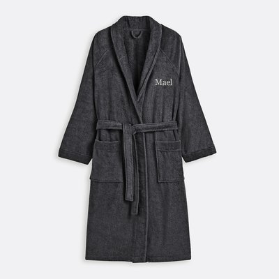 Peignoir éponge col châle personnalisé, Haxel LA REDOUTE INTERIEURS