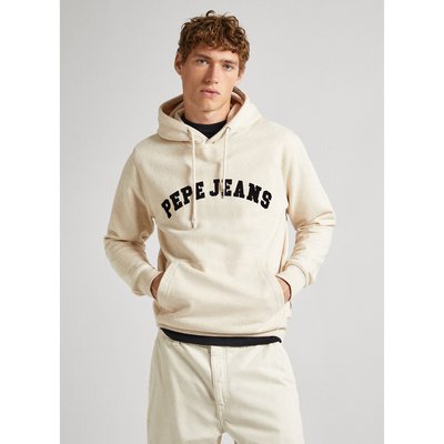 Sweat à capuche à logo floqué PEPE JEANS