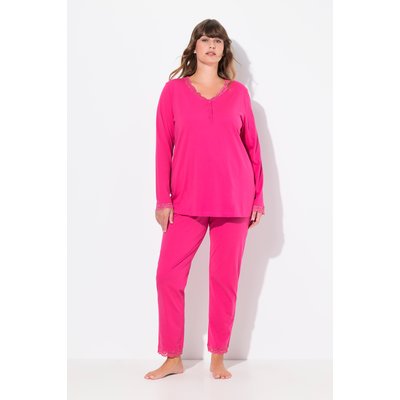 Pyjama avec dentelle et boutons ULLA POPKEN