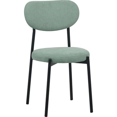 chaise turquoises design assise confortable métal et tissu RECOLLECTION