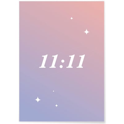 Affiche 11h11 L'AFFICHERIE