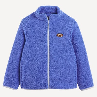 Reissverschluss-Gilet mit Stehkragen aus Sherpa mit Fleece-Futter LA REDOUTE COLLECTIONS