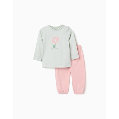 Pyjama à manches longues avec imprimé de fleurs ZIPPY