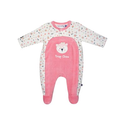 Dors bien irina velours rase ouverture devant naissance SUCRE D'ORGE