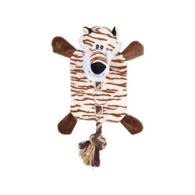 Jouet en peluche tigre pour chien DOUCEUR D'INTÉRIEUR