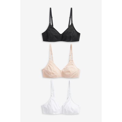 Lot de 3 soutiens-gorge maternité non rembourrés sans armatures NEXT