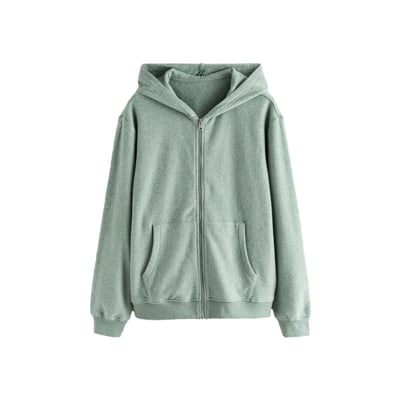 Sweat à capuche zippé en polaire NEXT