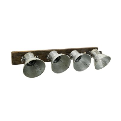 Applique en bois recyclé et métal 4 lampes AUBRY GASPARD