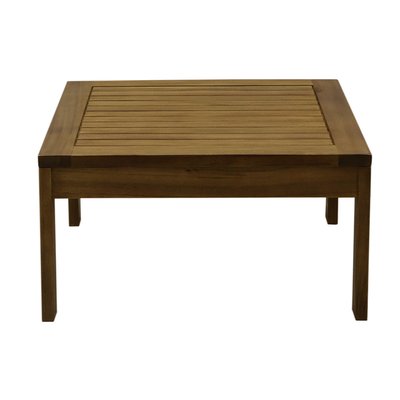 Table basse de jardin carré en bois massif L60 cm SALVADOR MILIBOO