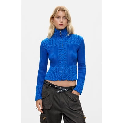 veste en maille ajourée DESIGUAL