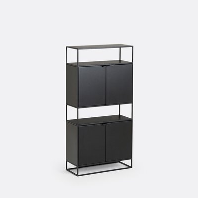 Armoire d'entrée 4 portes en métal acier, Hiba LA REDOUTE INTERIEURS
