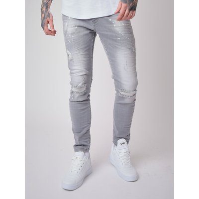 Jean Skinny effet usé et gratté PROJECT X
