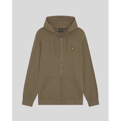 Sweat à capuche zippé en coton loopback LYLE & SCOTT