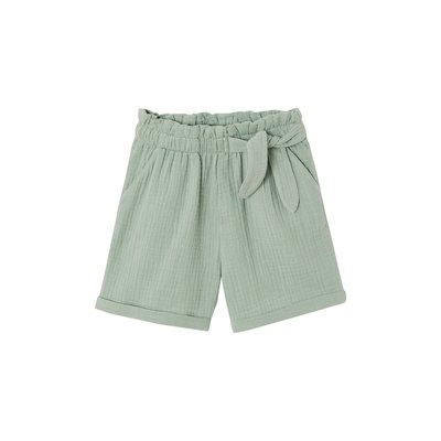 Short en gaze de coton style "paperbag" VERTBAUDET