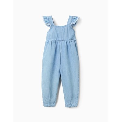 Salopette en Jean avec Volants Effilochés ZIPPY