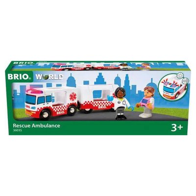36035 Camion ambulance Son et lumiere - Nouvelle edition BRIO