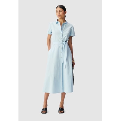 Robe chemise boutonnée ceinturée IKKS